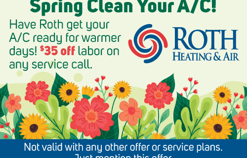 Roth $35 off Labor Spring A/C Service
