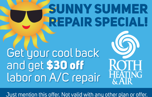 Roth $30 off Labor Summer A/C Repair