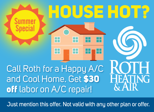 Roth $30 off Labor Summer A/C Repair