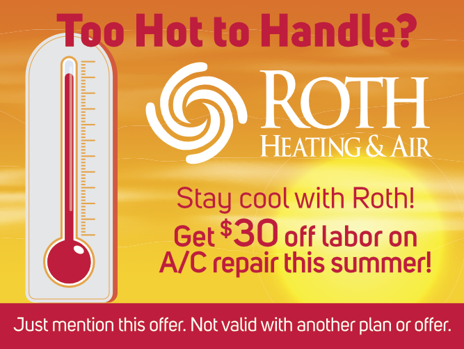 $30 Off A/C Repair Coupon - Roth Heating & Air