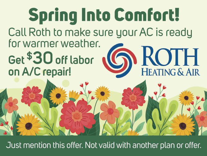 $30 Off A/C Repair Coupon - Roth Heating & Air $30 Off A/C Repair Coupon - Roth Heating & Air